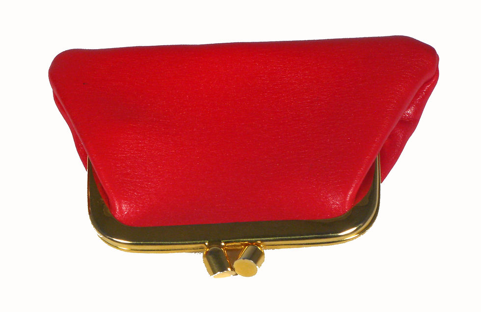 Thumbnail: Red Leather Coin Purse
