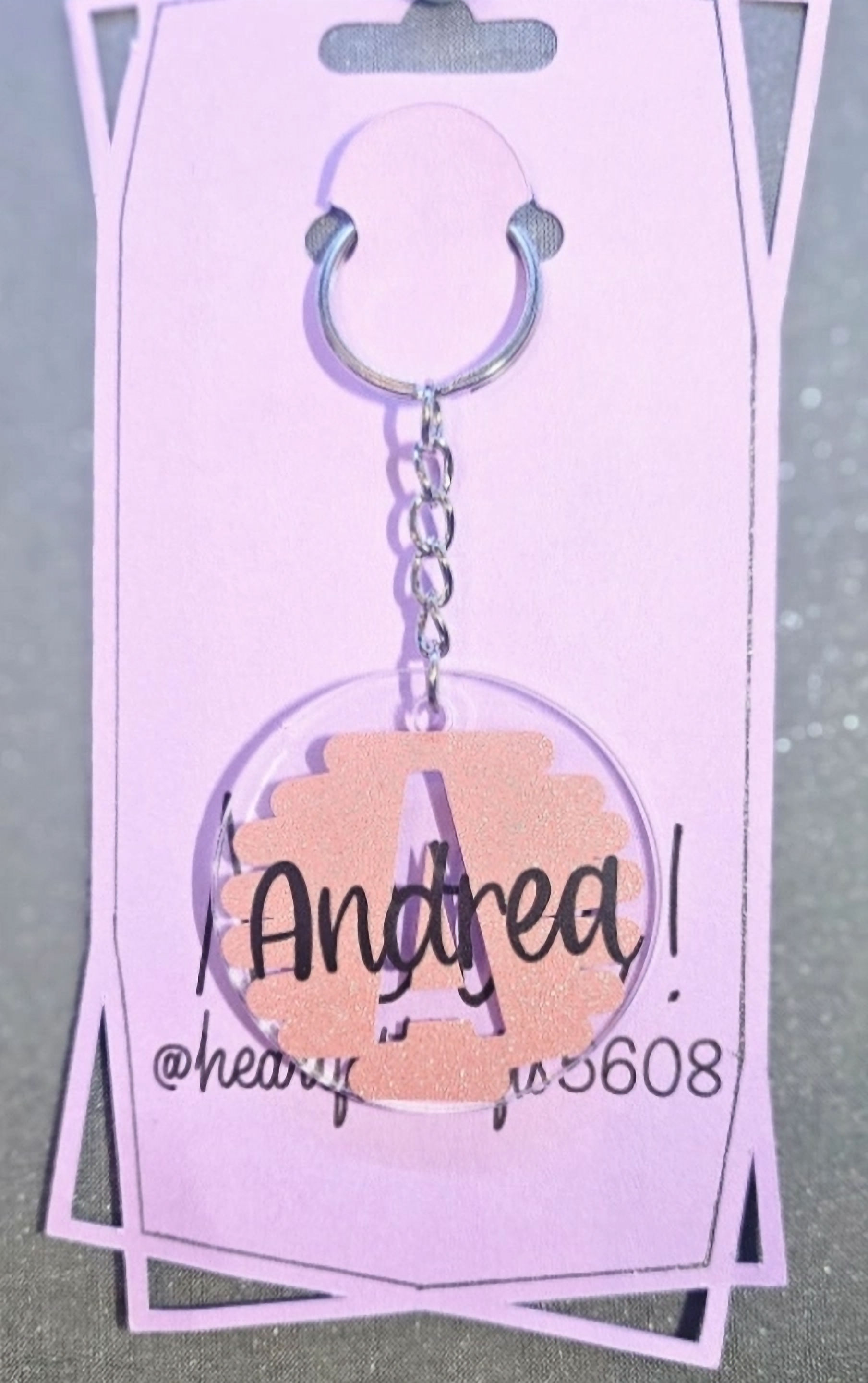 Monogram Keyring