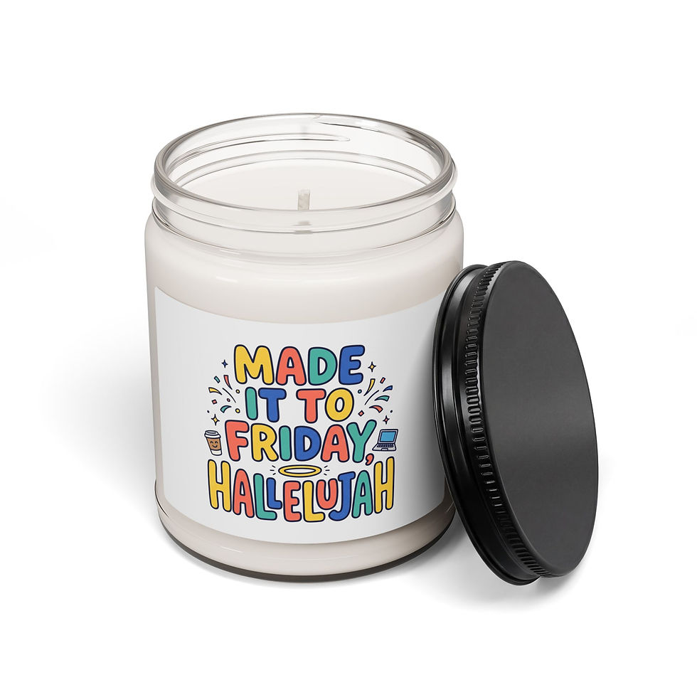 Thumbnail: Made It to Friday Hallelujah Candle in a glass jar