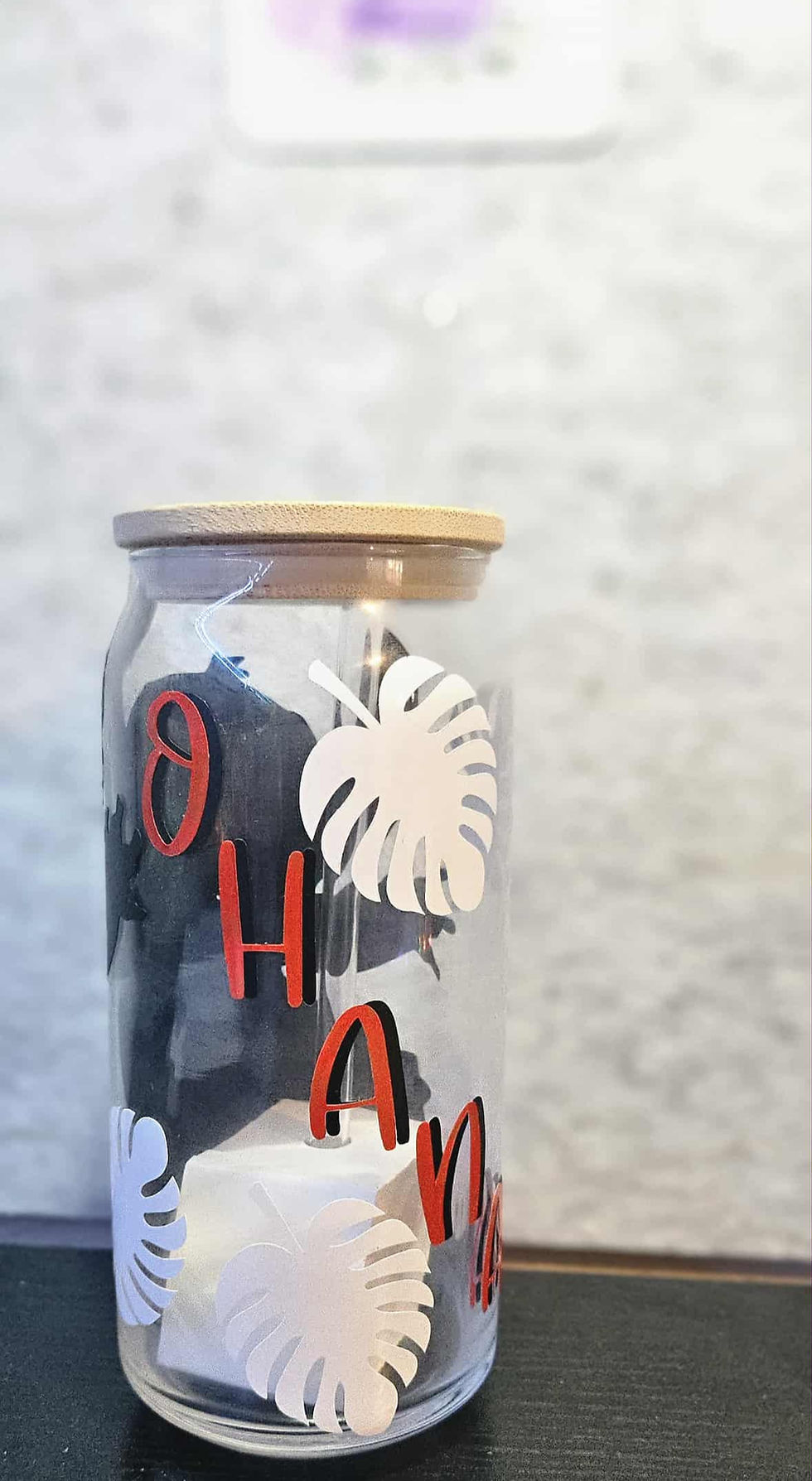 Ohana Glass Tumbler