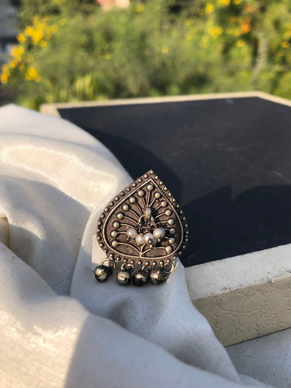 Thumbnail: Black Oxidised Ring