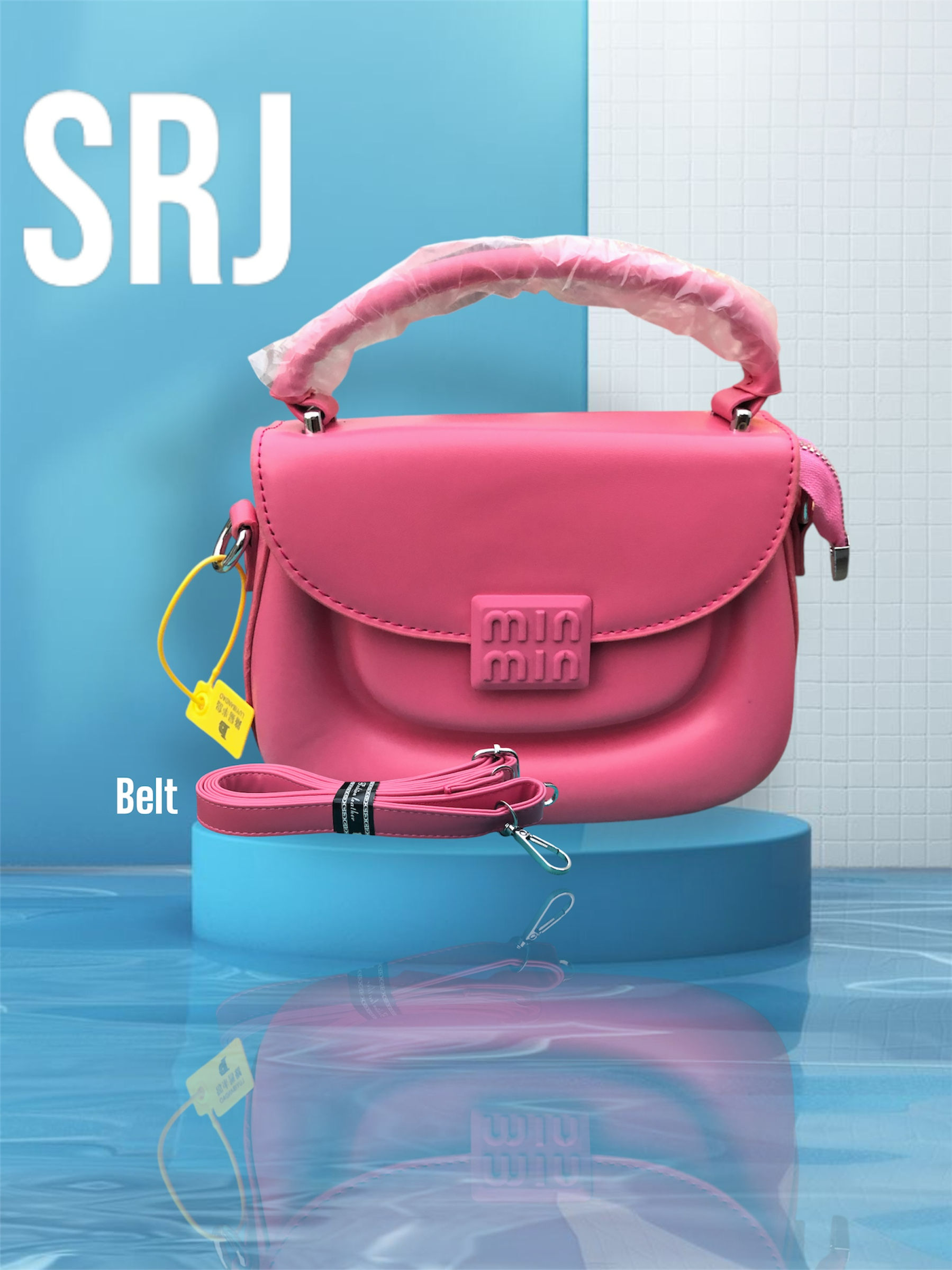 Chic Pink AND Blacky Handbag