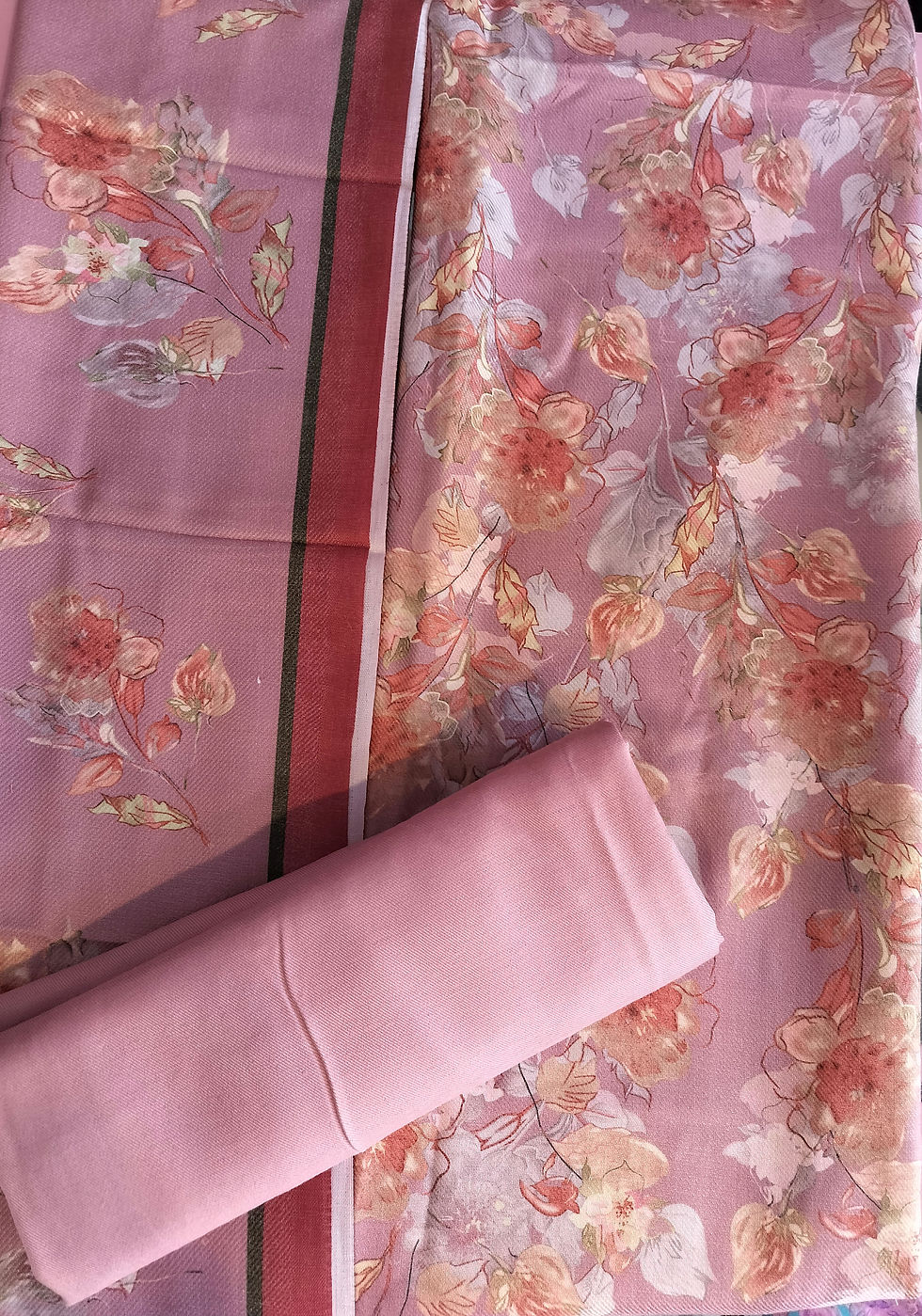 Thumbnail: Pashmina Unstitched Suit