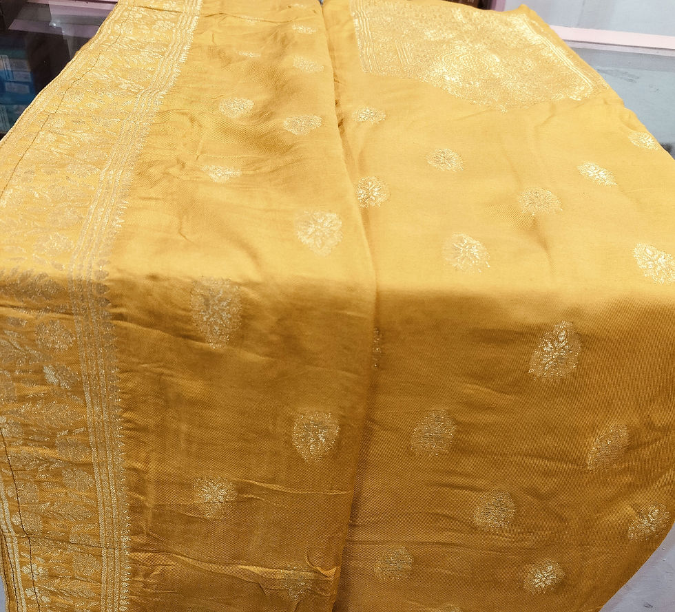 Thumbnail: Banarsi pashmina warm unstitched suits 