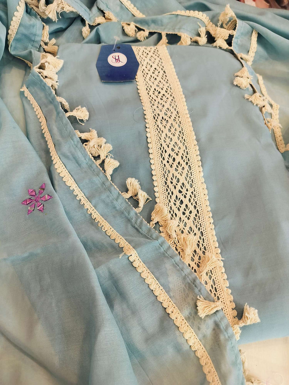 Thumbnail: Designer unstitched muslin suits