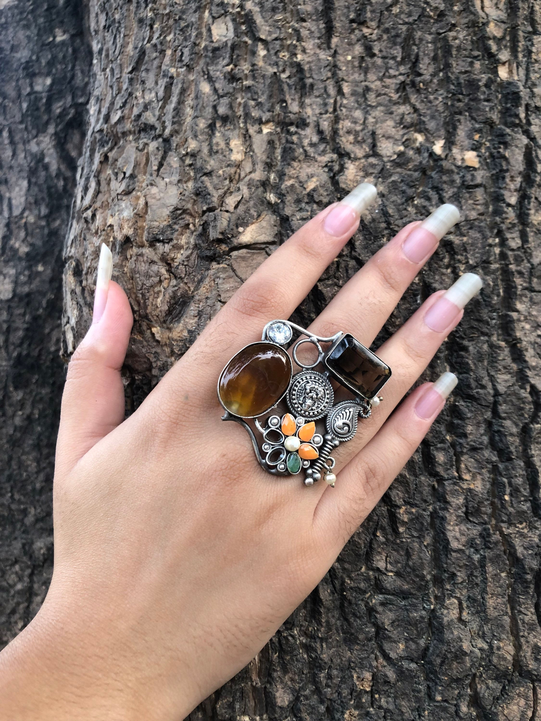 Cocktail Ring (Natural Stone)