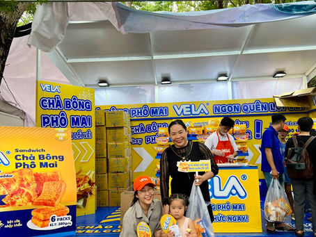 BÁNH CHÀ BÔNG PHÔ MAI CỦA VELA GÓP MẶT TẠI LỄ HỘI BÁNH MÌ 2024