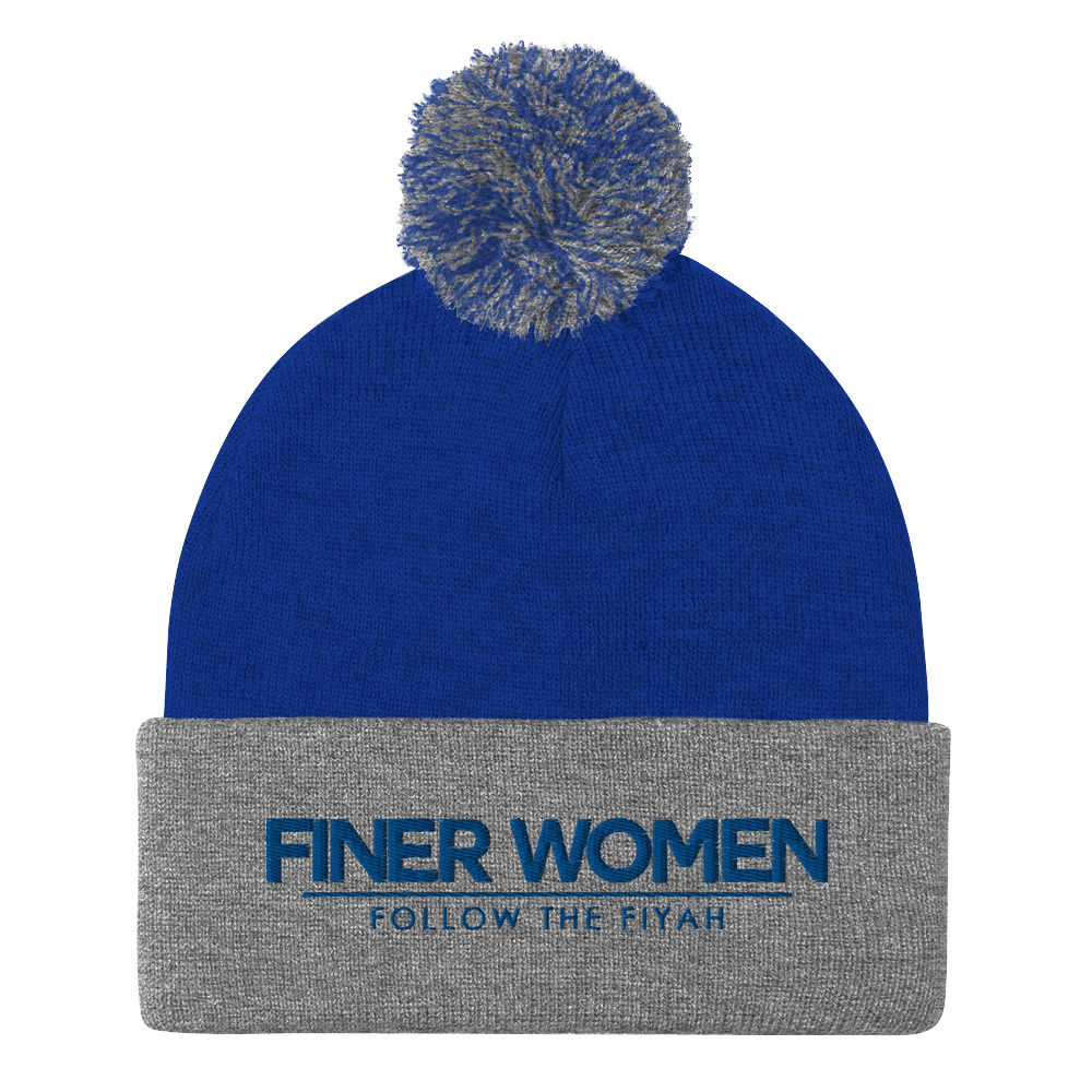 Finer Women Pom-Pom Beanie