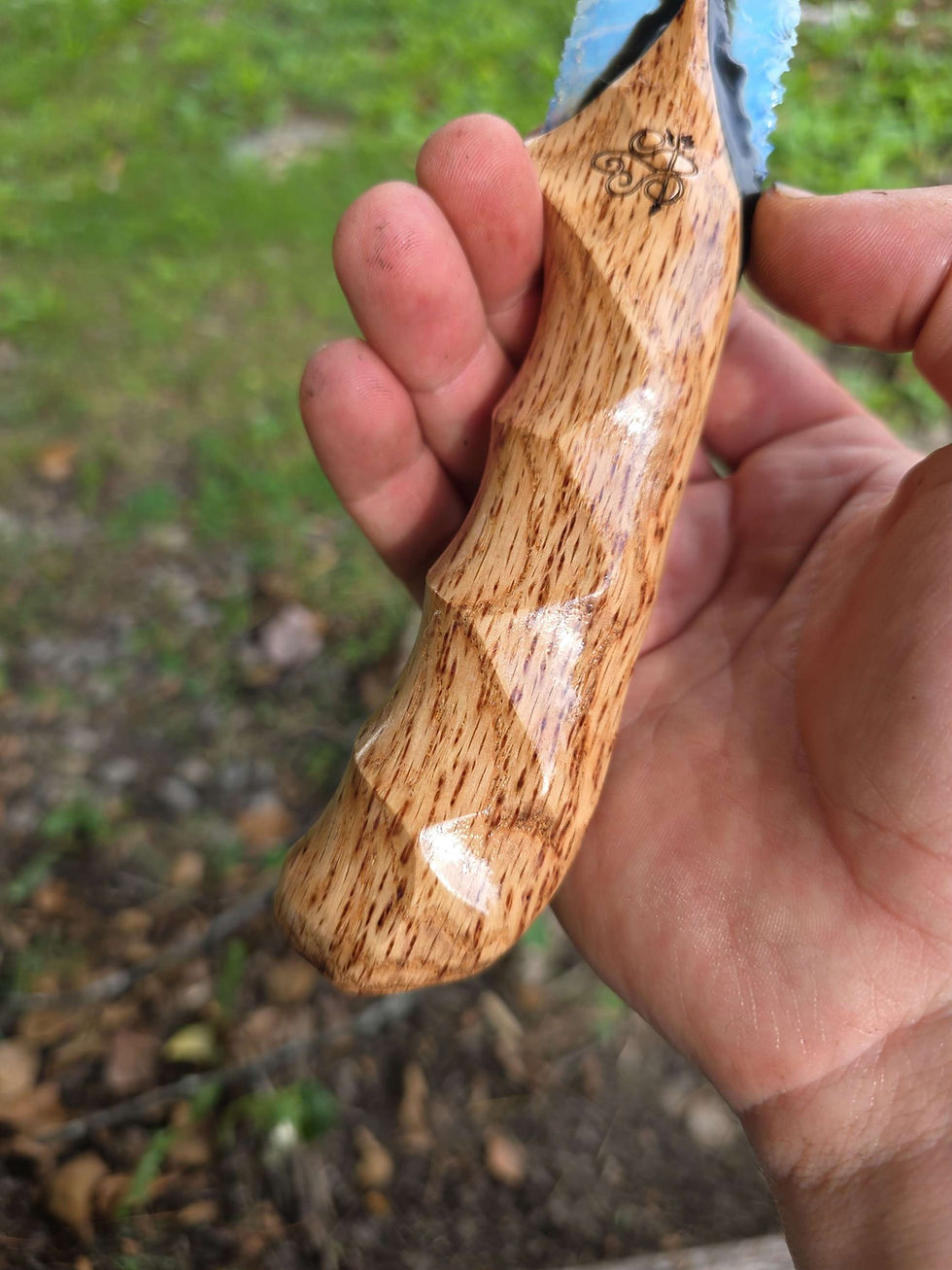Thumbnail: Opalite and birds eye maple knife