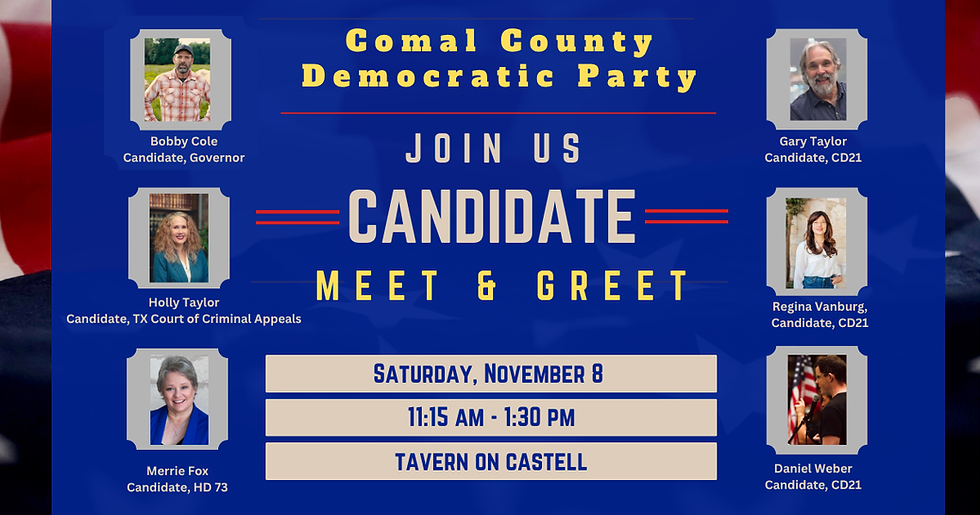 Meet the Candidates Over Lunch!