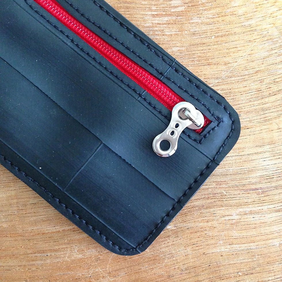 Thumbnail: CORSA MICROzip wallet (black/tan/red)