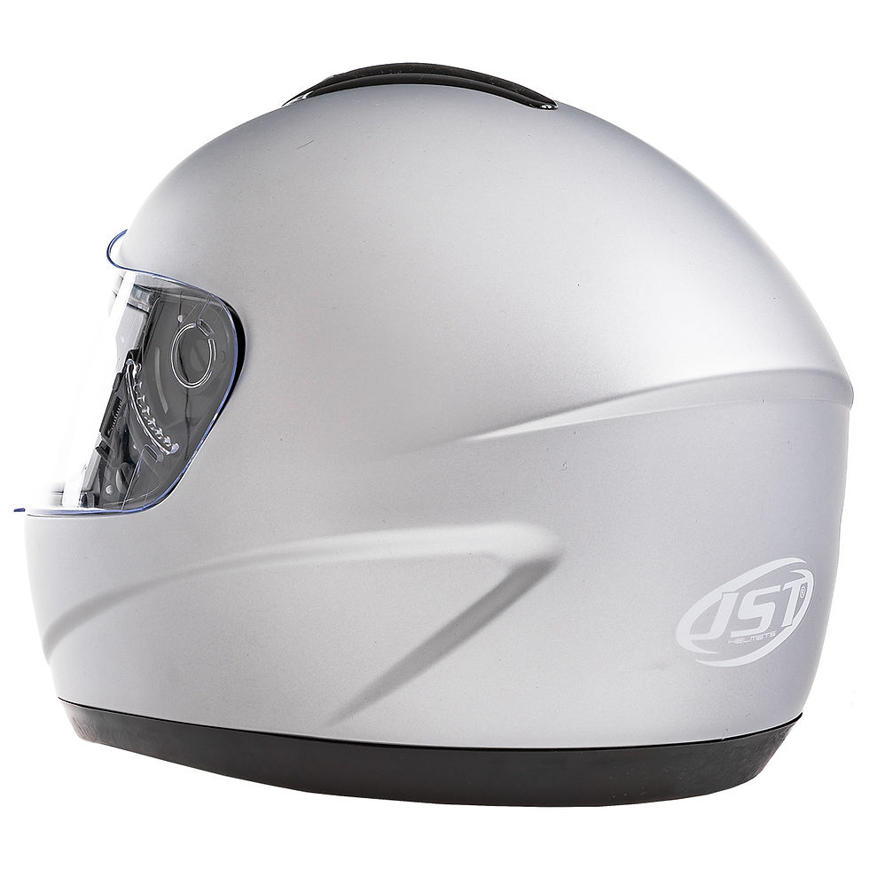 Miniatura: Kask inegralny JST 200 silver skuter motor