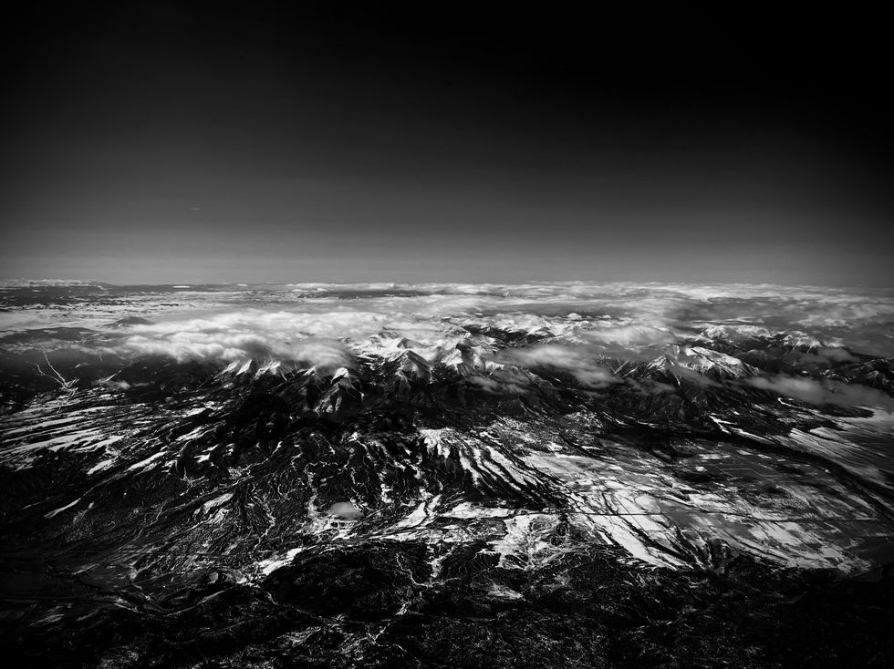 Rocky Mountains in Winter