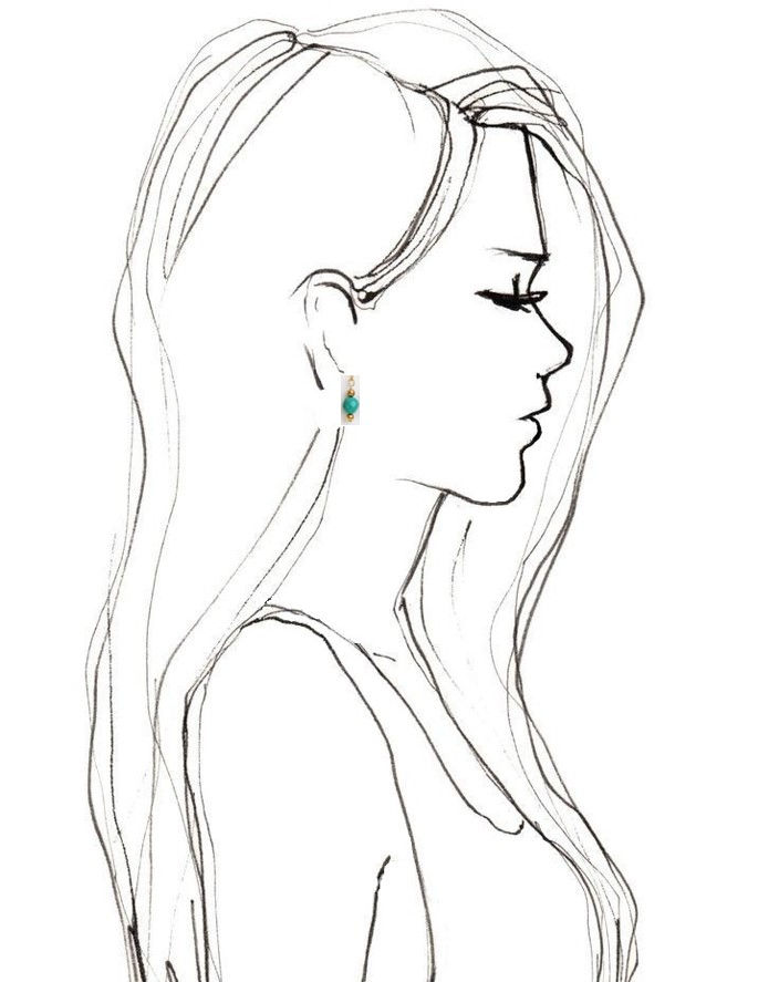 Thumbnail: Rainbow Row Collection - Gemstone Earrings - Set of 4