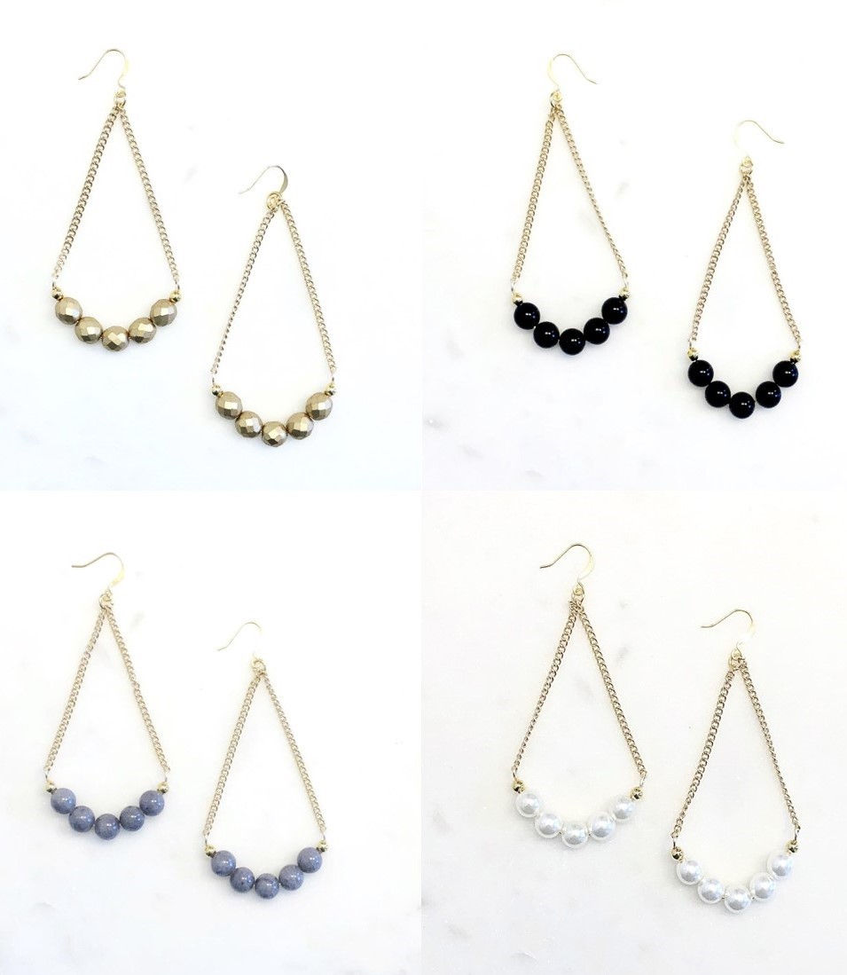 Thumbnail: Lowcountry Gardens Collection - Southern Blossom Gemstone Earrings