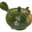 Thumbnail: Right Handle Teapot, Green Floral (330cc/11.2 oz)
