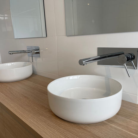 Custom double bathroom vanity