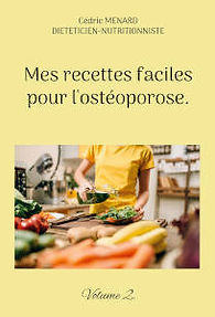 Recettes adaptées à l'ostéoporose.