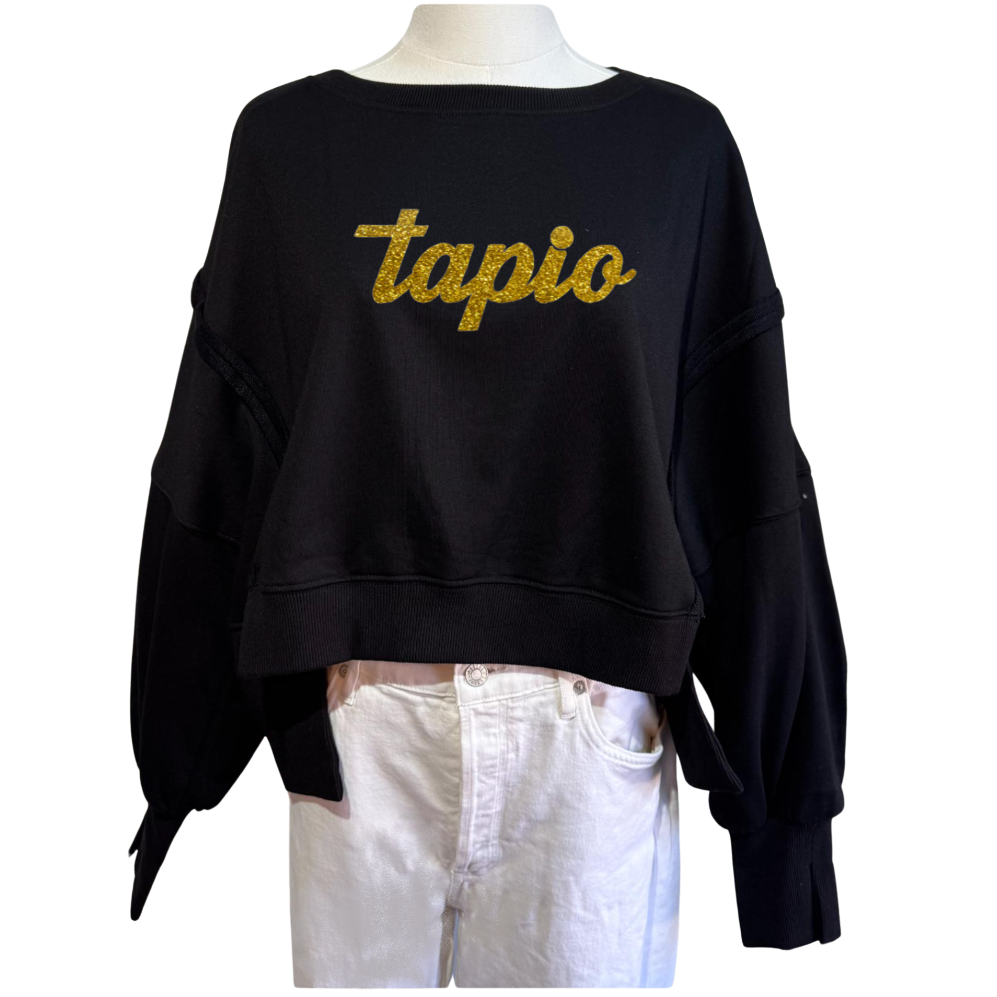 High/Low Oversized Flowy Sweatshirt