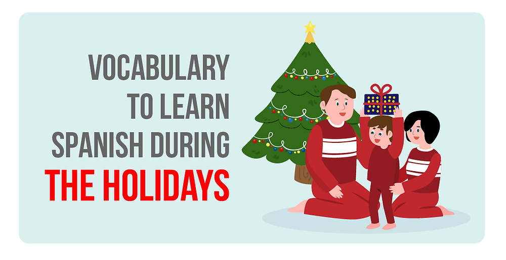 Vocabulary to learn Spanish during Christmas and New Year