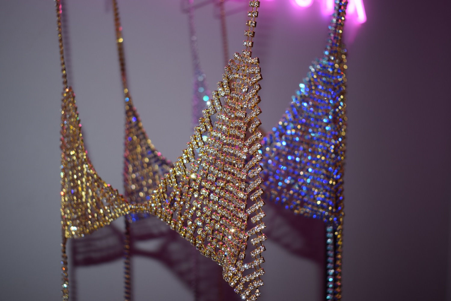 Crystal Bra In Colourful Crystal Options