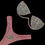 Thumbnail: Paradiso Jewelled Bikini - Pink 