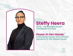Renewable Power Caribbean Limited Championing Women in Climate Justice at CW4CJ 2025