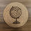Miniaturbild: Untersetzer aus Kork, 10 cm Durchmesser