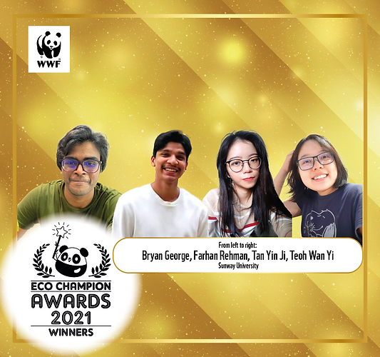Bryan George, Farhan Rehman, Tan Yin Ji,