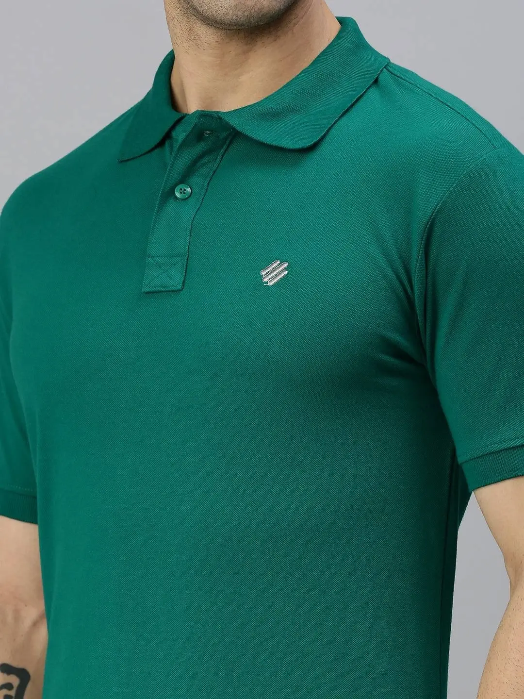 ONN POLO TSHIRT WITHOUT POCKET PEA GREEN COLOUR