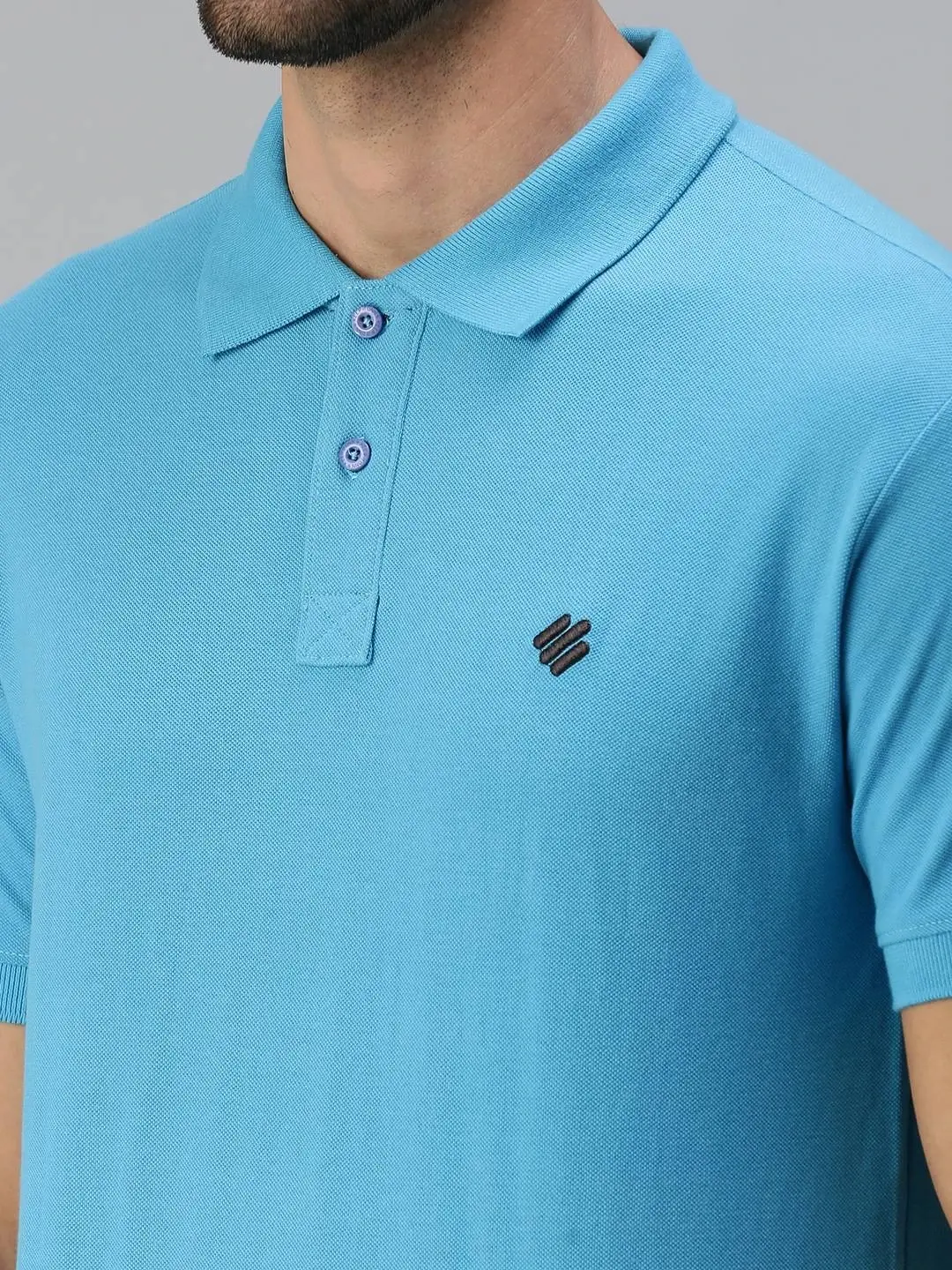 ONN POLO TSHIRT WITHOUT POCKET SAPPHIRE BLUE COLOUR