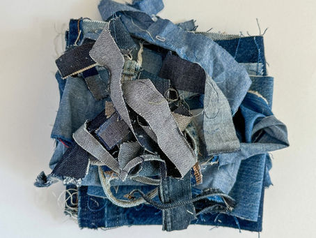 My Simple 5-step System to Organize Denim Fabric Scraps