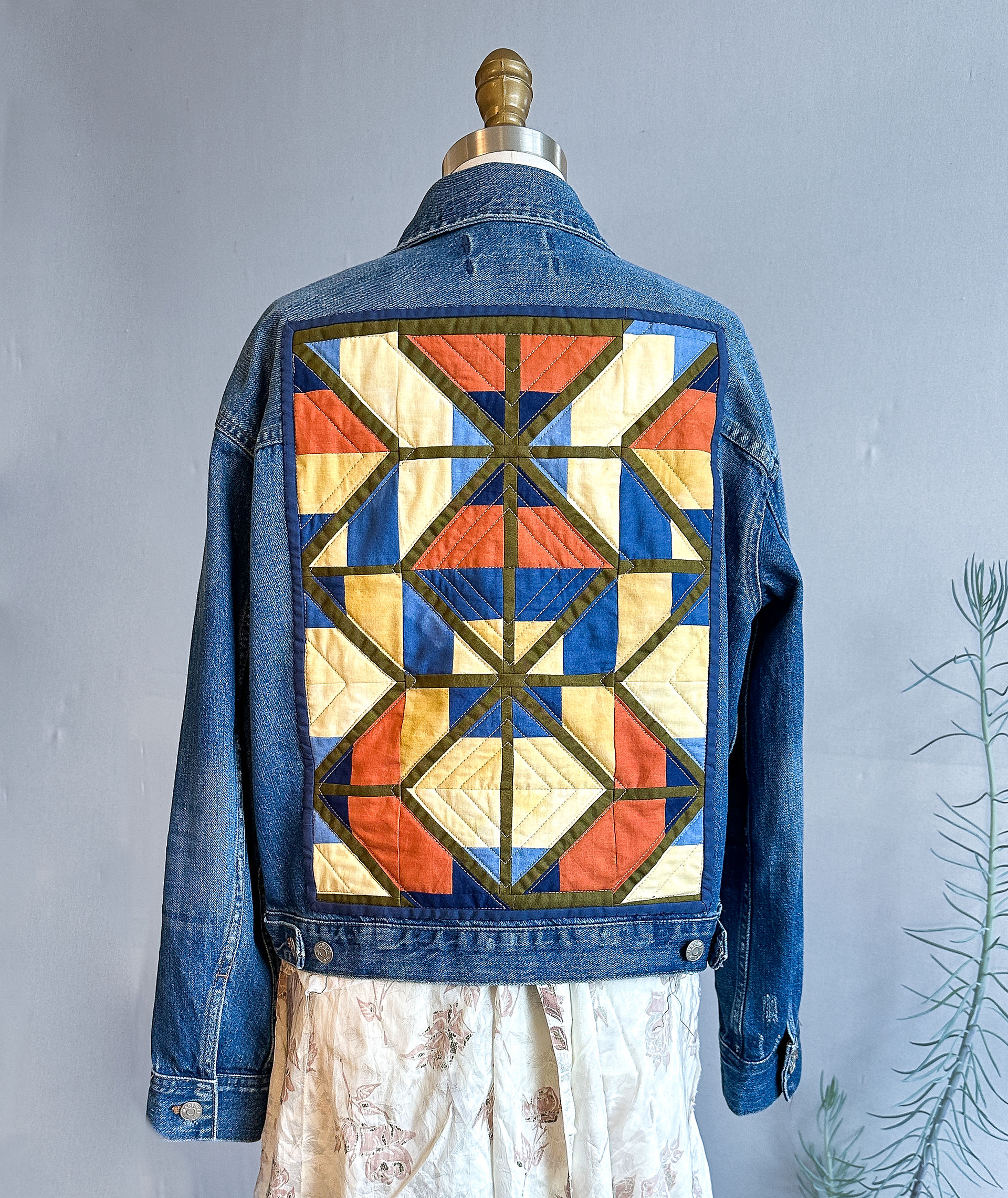 Cosmic Waterfall Mini Quilt Pattern for jackets