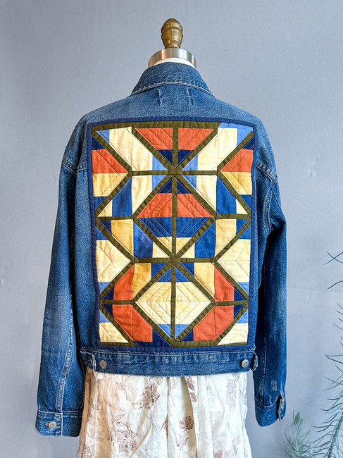 Cosmic Waterfall Mini Quilt Pattern for jackets