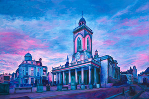 Sundown at All Saints
