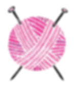 Pink knitting