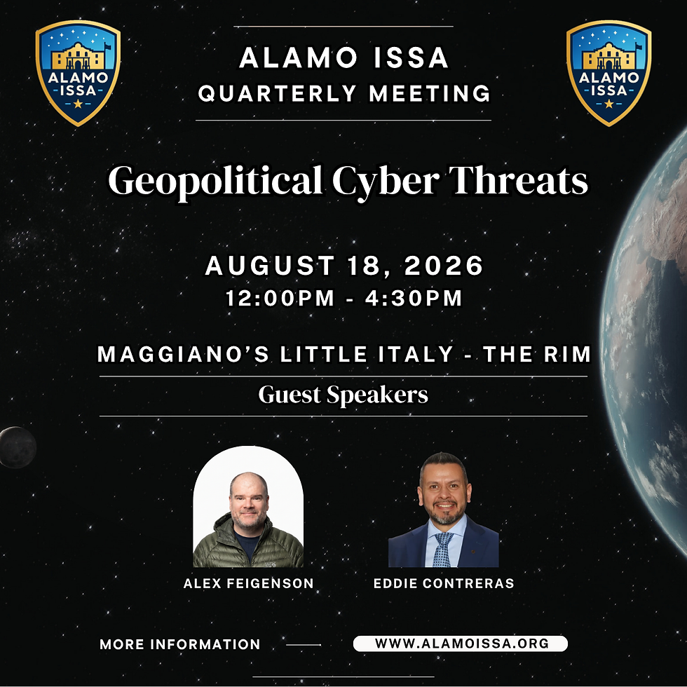 August 2026 Quarterly Meeting - Geopolitical Cyber Threats