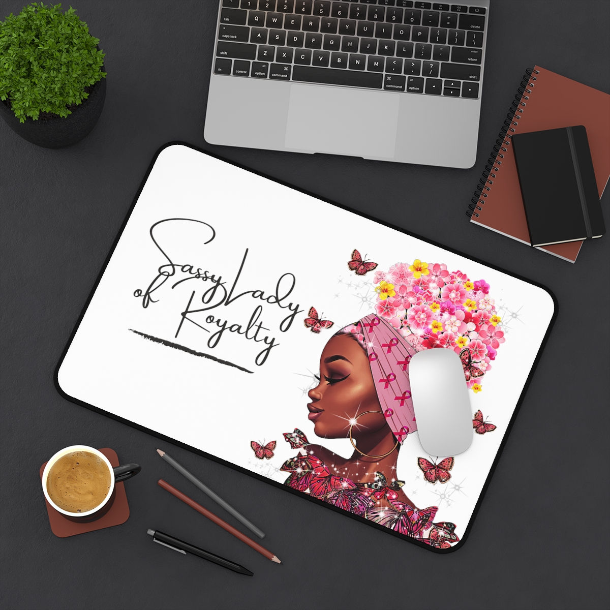 Sassy Lady of Royalty Survivor - Desk Mat