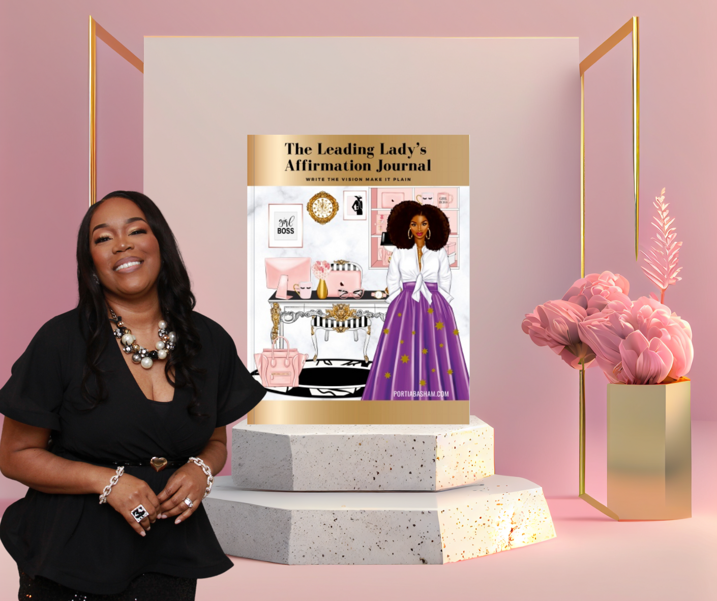 The Leading Lady's Affirmation Journal - Book