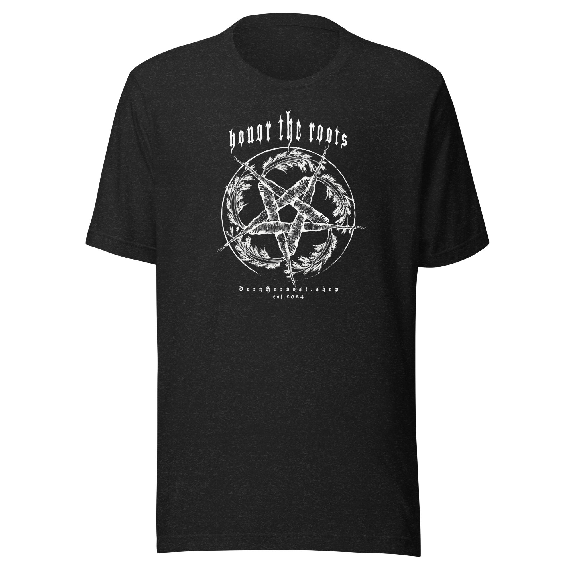 Honor the Roots! (Carrot Pentagram, White Design on Five Colors)