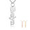 Thumbnail: SINGLE VERTICAL NAME NECKLACE Sterling Silver