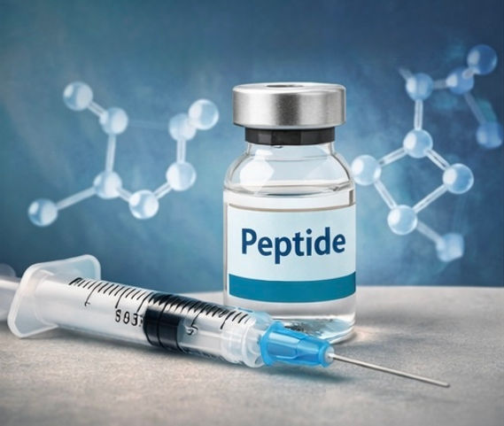 Peptide syringe and vial