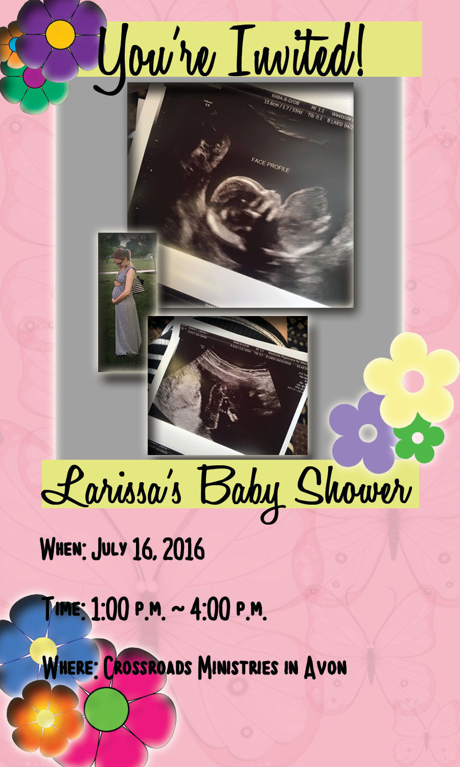 Larissa's Baby Shower Invites