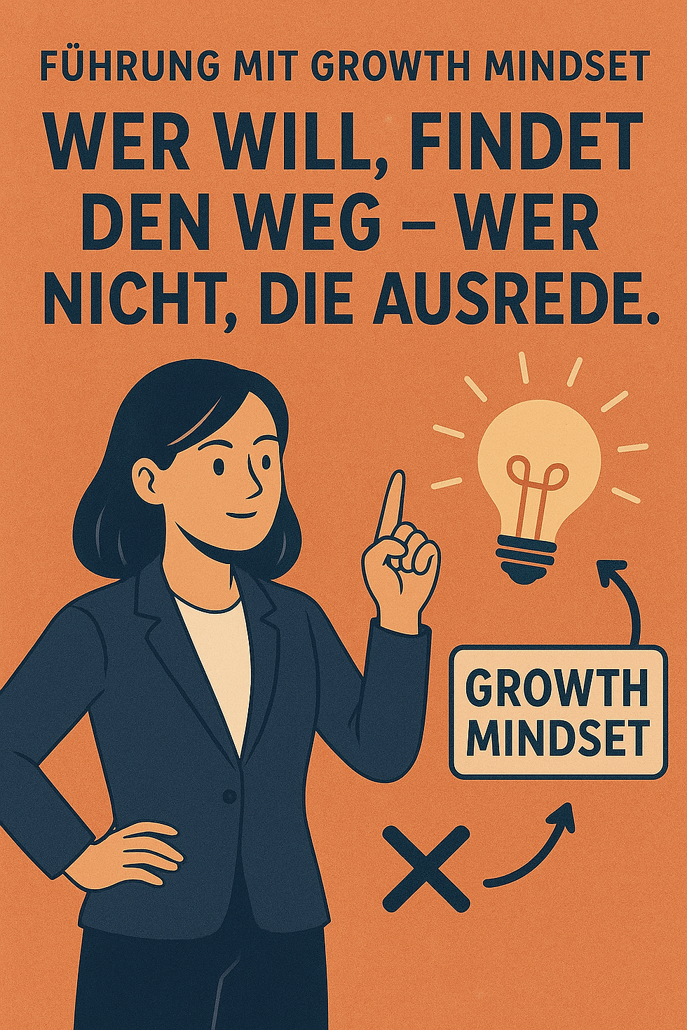 Führung mit Growth Mindset: Wer will, findet den Weg – wer nicht, die Ausrede