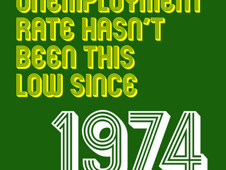 The UK unemployment rate is now at the lowest rate since 1974