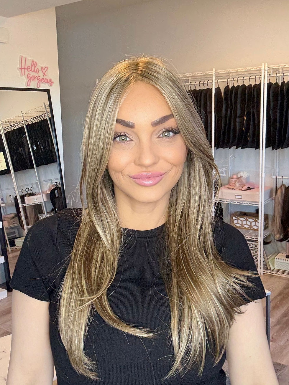 Toni - 24-Inch Dark & Light Blonde Mix | Monofilament Wig | Glueless & Customiza