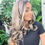 Thumbnail: Amelia - 13x4 Lace Front Wig | 24 Inches | Brown with Blonde 13x4 Lace Front Wig