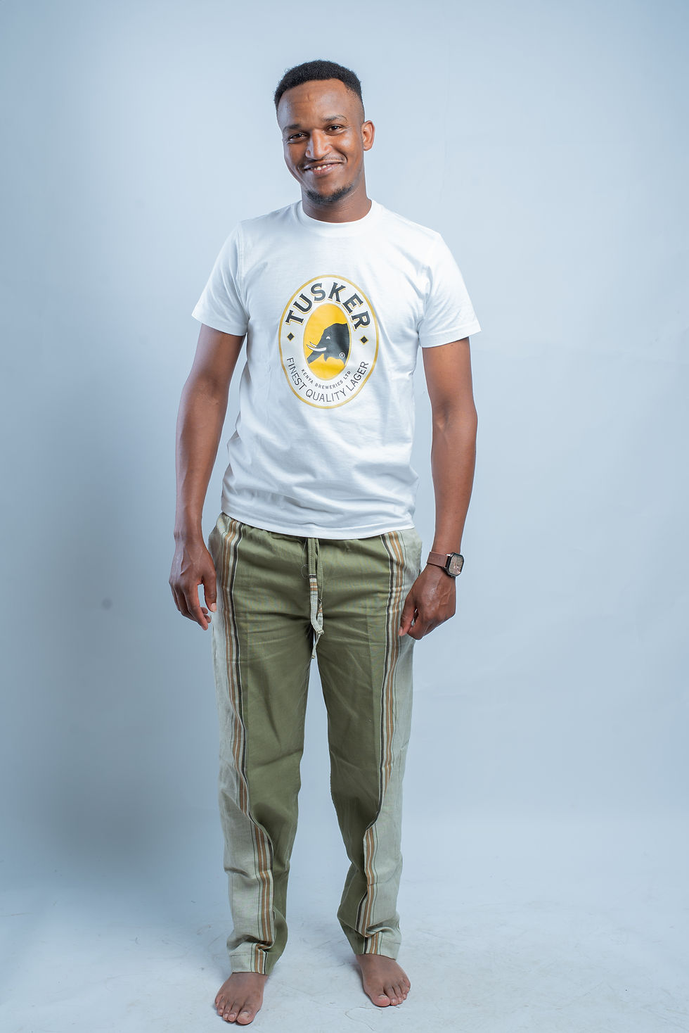 Thumbnail: Kikoy Trousers - Khaki