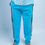 Thumbnail: Kikoy Trousers - Turquoise / Black