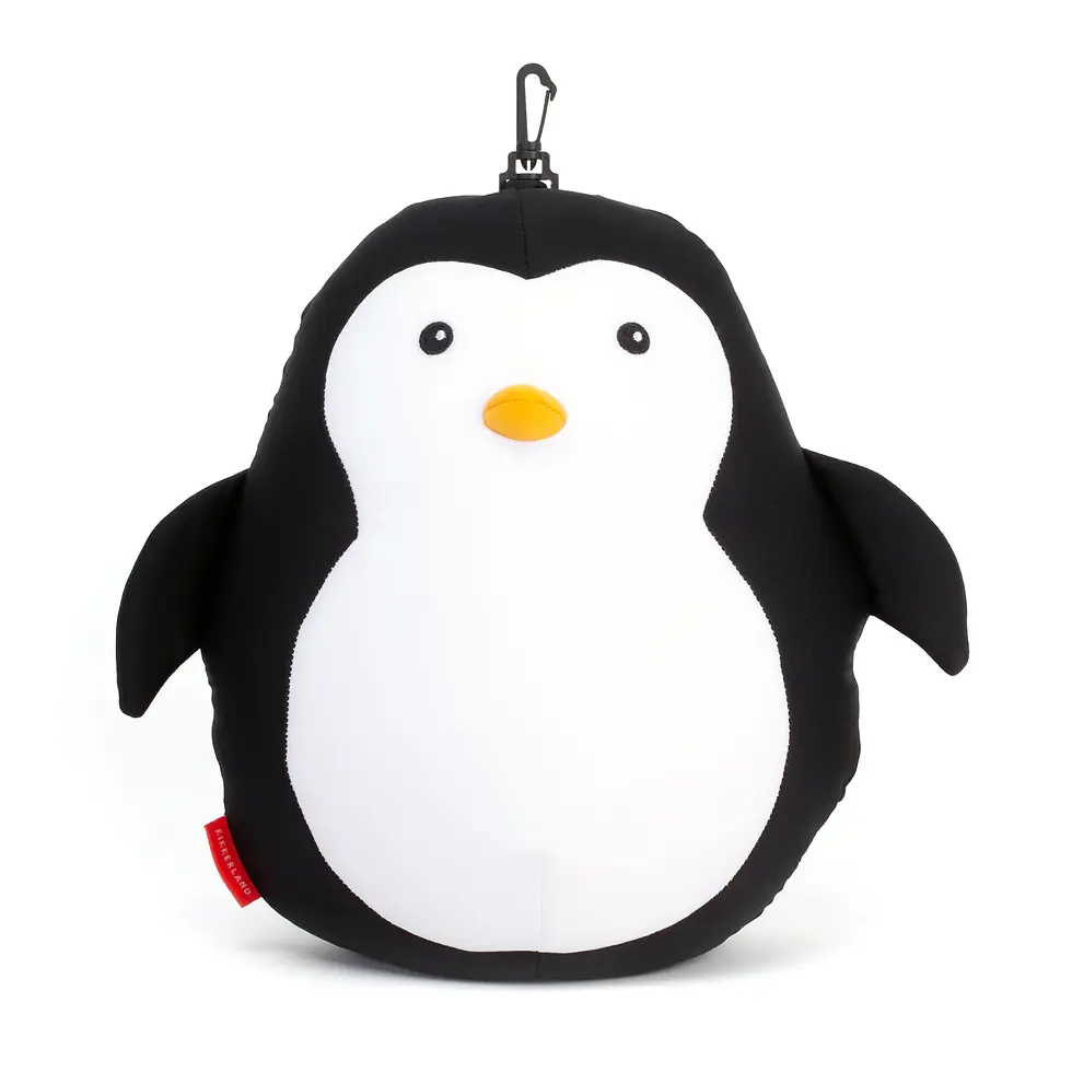 Thumbnail: Kikkerland Penguin Zip & Flip Travel Pillow